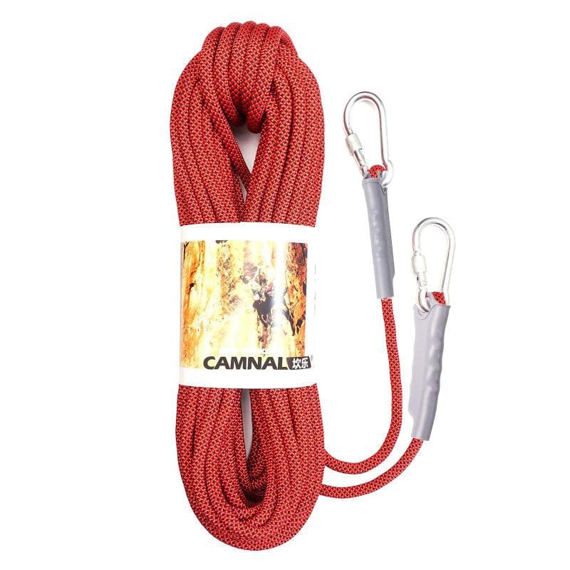 12Mm Static Outdoor Rock Climbing Rope, 10M/32Ft Static Rope Escape Rope Ice Climbing Equipment Parachute Rope