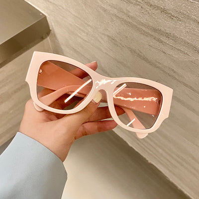 European And American Retro Big Frame Black Super Sunglasses Women - Blue Force Sports