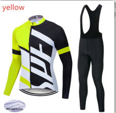 Cycling jersey plus velvet warm long sleeves - Blue Force Sports