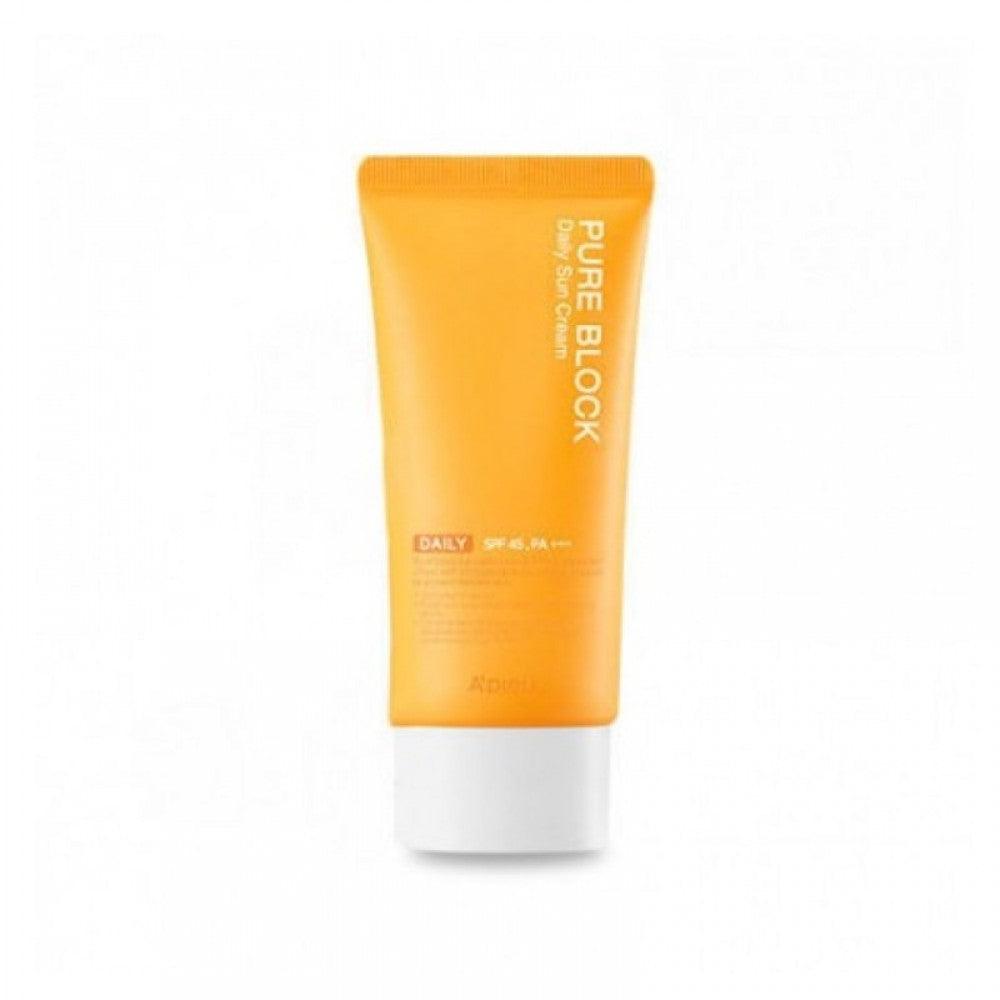 A'PIEU Pure Block Natural Daily Sun Cream SPF45 PA+++ 100ml