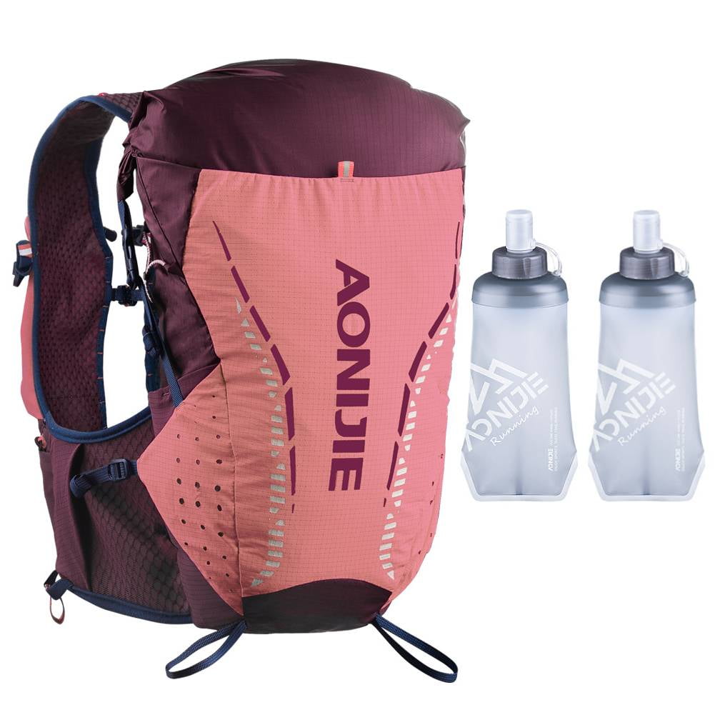 AONIJIE 18L Large Capacity Running Hydration Vest with 2*500ml Soft Flask Running Backpack for Marathon Race Hiking