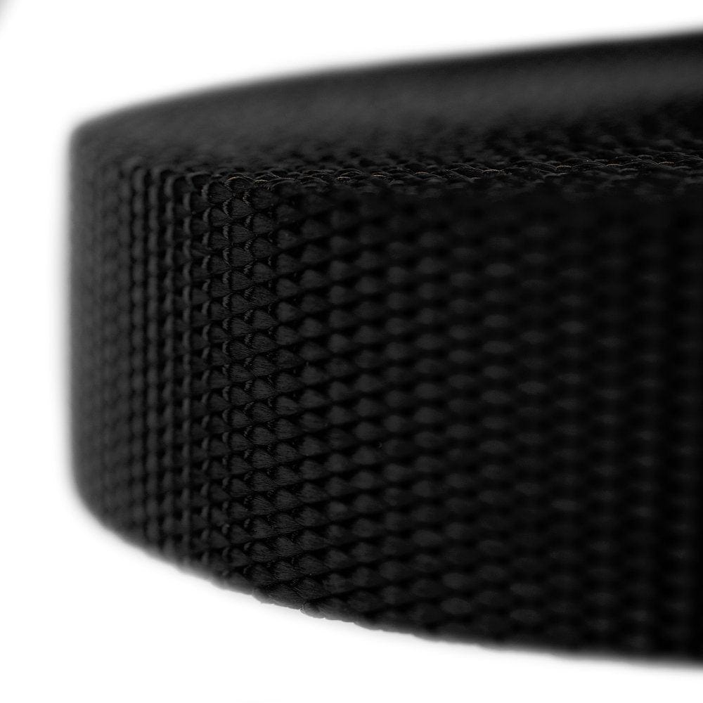 Country Brook Design&Reg; 1 Inch Black Heavy Nylon Webbing
